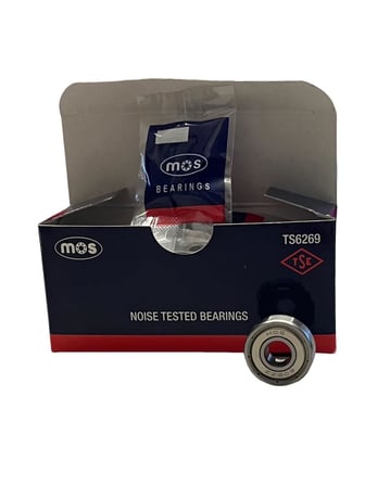 608-ZZ/C3, 10 Adet, 8X22X7mm, Çift Metal Kapaklı, Sessiz, Yüksek Devirli, Uzun Ömürlü Tek Sıralı Sabit Bilyalı Rulman