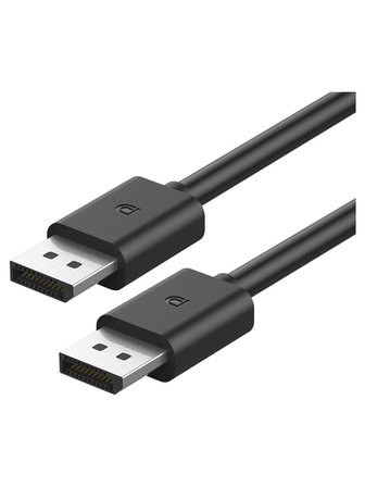 Dp2 Display to Display Kablo 4K (60Hz) 1.2 V (1.8m) - 4K DisplayPort Kablosu, Erkek-Erkek Ekran Bağlantı Nokta Kablosu Dizüstü Masaüstü Monitör için Uyumlu