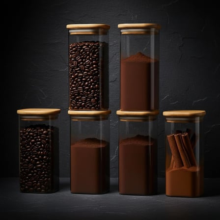 6’lı Bambu Vakum Kapaklı Cam Baharatlık Seti, Hava Almaz Silikon Contalı Lüks Erzak Saklama Kabı, Modern Mutfak Düzenleyici Kavanoz 250ml-300ml-400ml Seçenekli (400ML-6,5CM-120CM 6 ADET)