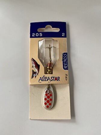 ALBA STAR REMSS 205 NO:2 4.50 GRAM KIRMIZI BENEKLİ OLTA KAŞIĞI