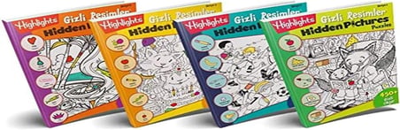 Hidden Pictures Puzzles (Gizli Resimler) 4'lü Set