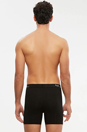 Long Çift Düğmeli Uzun Erkek Boxer