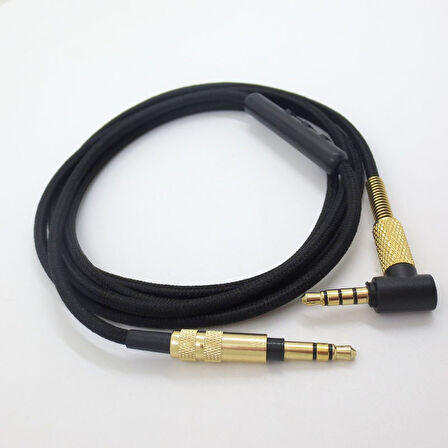 Schulzz Sony XB950 Skullcandy Hesh 2 3 Jabra Move Uyumlu Yedek Ses Kablosu Mikrofon