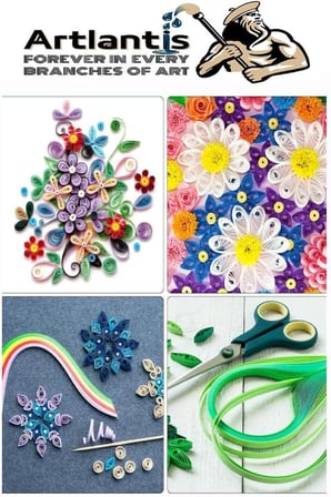 Quilling Seti 5 mm İnce 1 Paket Quling Kağıt Katlama Kıvırma Sanatı Telkari Kuiling Karışık Renkli