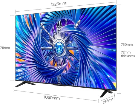 iFFALCON 55U65A Pro 55 İnç Akıllı TV 4K QLED Renkli Quantum Crystal HDR 10+ Gaming Google TV, Dolby Vision Atmos, DTS Virtual X, MEMC, Game Master (2026 Modeli) [Enerji Sınıfı F]