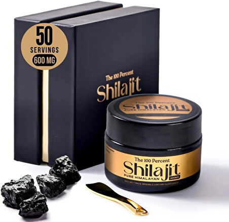 Pure Himalayan Shilajit Resin 600 mg 50 Servis