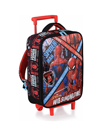 Spiderman Web Slinging Time Çekçekli Anaokul Çantası 41347