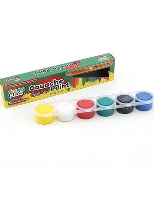 6'lı Guaj Boya Rich Funny Kids Gouache Paint 25ml