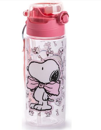 Snoopy Kız Çocuk Akrilik Matara 500 ml