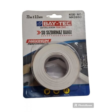Bay-Tec MK0850 Su Sızdırmaz Bant 22 mm x 3,2 m Beyaz