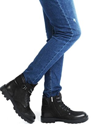 Pierre Cardin 77500 Kauçuk %100 Deri Kışlık Erkek Bot