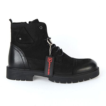 Pierre Cardin 77650 Nubuk Siyah %100 Deri Erkek Bot