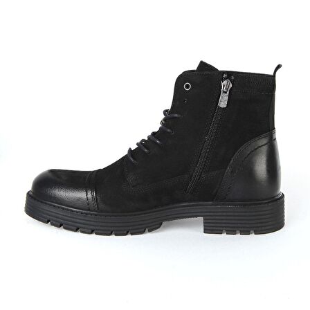 Pierre Cardin 77650 Nubuk Siyah %100 Deri Erkek Bot