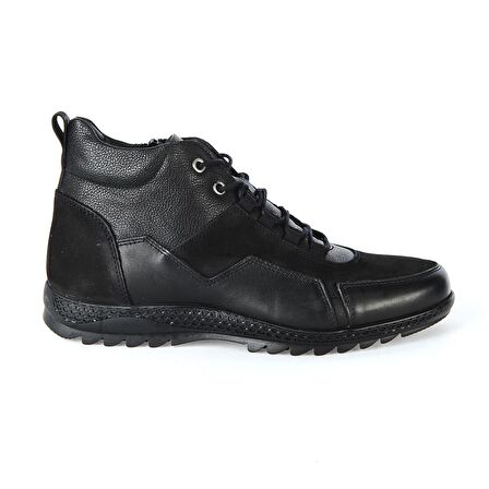 MP 222-4853Mr Siyah Nubuk Deri Erkek Bot