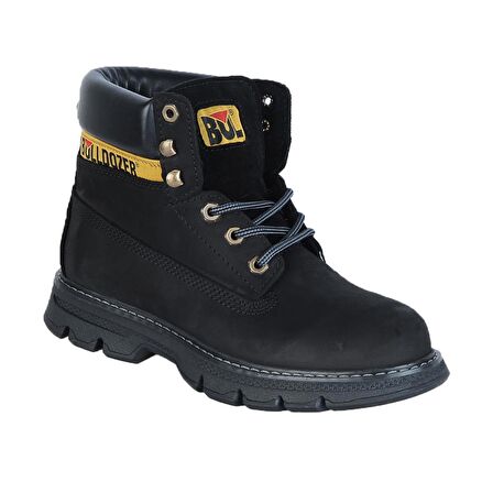 Bulldozer 240516 Nubuk Hakiki Deri Kadın Düz Bot