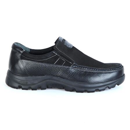 Bulldozer 240235 Siyah Nubuk Deri Erkek Casual Ayakkabı