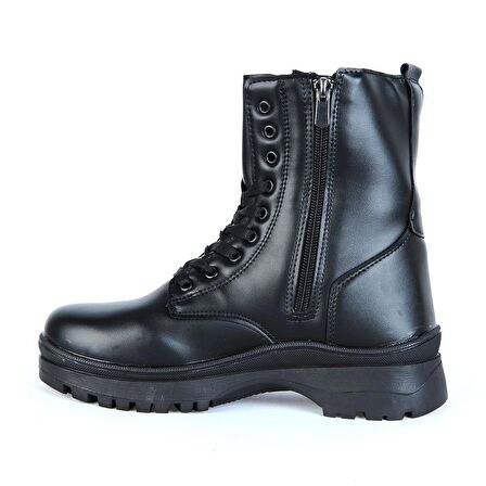 Twingo 7660 Siyah Nova Kürklü Kadın Düz Bot