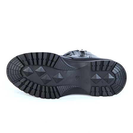 Twingo 7660 Siyah Nova Kürklü Kadın Düz Bot