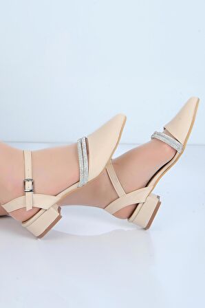 Crista 24-07 Saten 3Cm Topuklu Kadın Ayakkabı