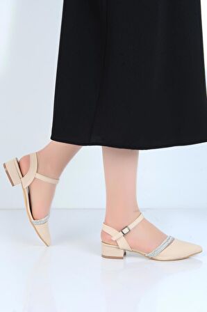 Crista 24-07 Saten 3Cm Topuklu Kadın Ayakkabı