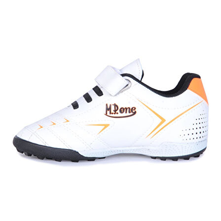 Mp 242-2102Ft Beyaz Cırtlı Halısaha Erkek Çocuk Futbol Ayakkabı