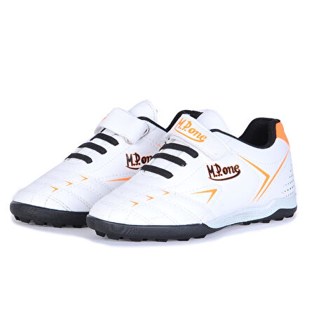 Mp 242-2102Ft Beyaz Cırtlı Halısaha Erkek Çocuk Futbol Ayakkabı