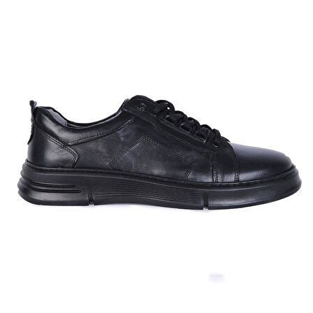 Mp 242-4565Mr Siyah %100 Deri Günlük Erkek Casual Ayakkabı