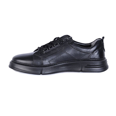Mp 242-4565Mr Siyah %100 Deri Günlük Erkek Casual Ayakkabı
