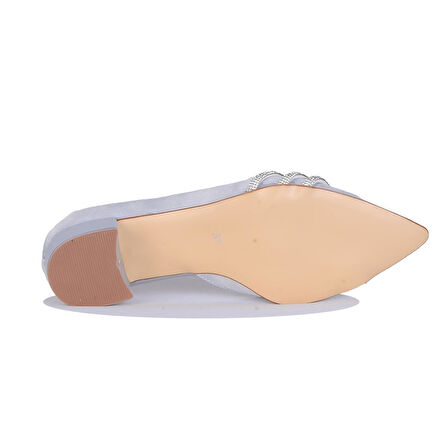 Crista 24-010 Taşlı Kadın 4Cm Topuklu Ayakkabı