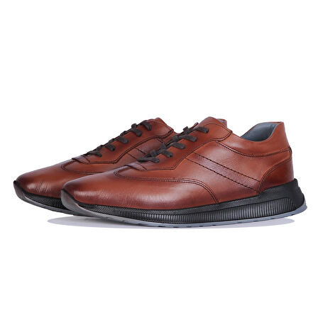 Mp 242-4566Mr %100 Deri Poli Erkek Günlük Casual Ayakkabı