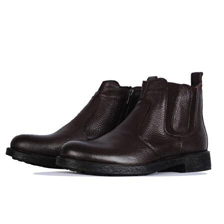 Mp 242-4508Mr %100 Deri Erkek Bağsız Kışlık Bot