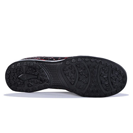 Mp 242-2112Mr Siyah Erkek Halı Saha Çim Futbol Ayakkabı