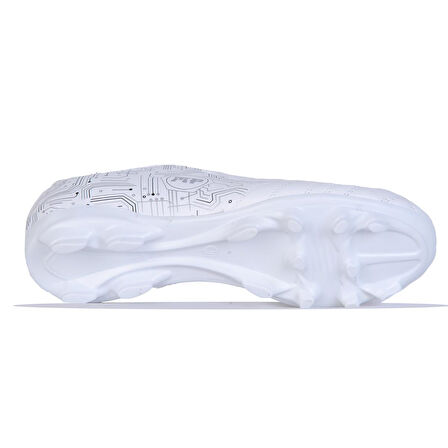 Mp 242-2109Mr Beyaz Erkek Çoraplı Krampon Çim Futbol Ayakkabı