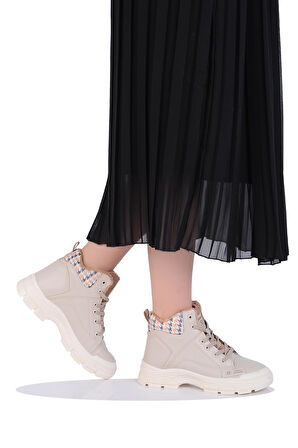 Mp 242-2245Zn Kadın Kürklü Kışlık Düz Bot