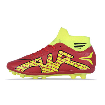 Twingo 360 Kırmızı Krampon Çoraplı Erkek Futbol Ayakkabı