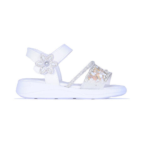 Skuaıter 8110 Barbie Taşlı Kız Çocuk Sandalet