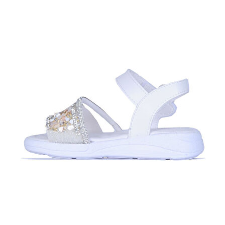 Skuaıter 8110 Barbie Taşlı Kız Çocuk Sandalet