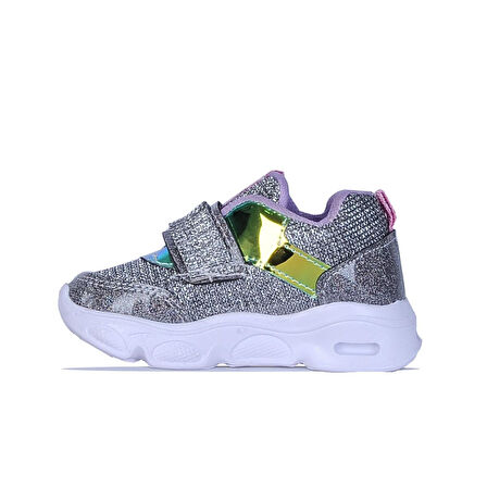 Skuaıter 6800 Cansın Bebe Simli Kız Çocuk Spor Ayakkabı