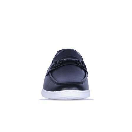 Pierre Cardin 191074 Premıum Siyah Erkek Deri Loafer Ayakkabı