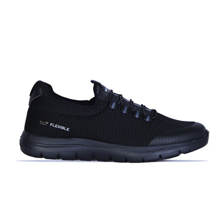Bestof Bst-85 Full Siyah Bağsız Yazlık Erkek Sneaker Ayakkabı