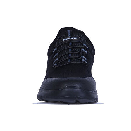 Bestof Bst-85 Full Siyah Bağsız Yazlık Erkek Sneaker Ayakkabı