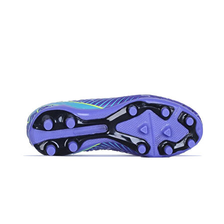 Twingo 595 Mor-Sarı Krampon Çim Erkek Çocuk Futbol Ayakkabı