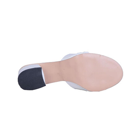 Ayakcenter By13 Ayışığı Kadın 6Cm Topuklu Terlik