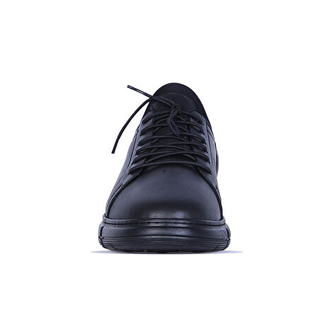 Baloğlu 4249 Siyah Kauçuk %100 Deri Erkek Casual Ayakkabı