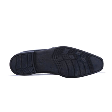 Baloğlu 1902 Siyah Kauçuk %100 Deri Erkek Klasik Ayakkabı