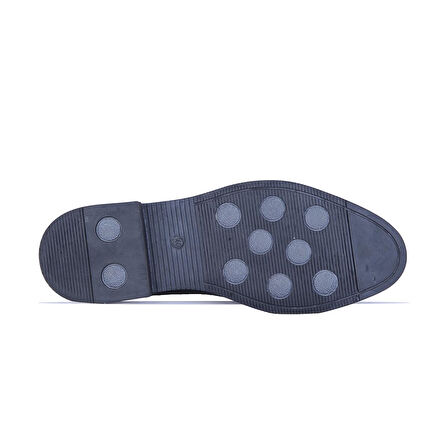 Baloğlu 1951 Siyah Kauçuk %100 Deri Erkek Klasik Ayakkabı