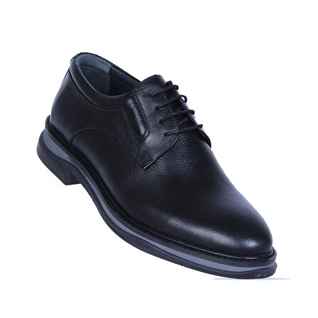 Baloğlu 1951 Siyah Kauçuk %100 Deri Erkek Klasik Ayakkabı