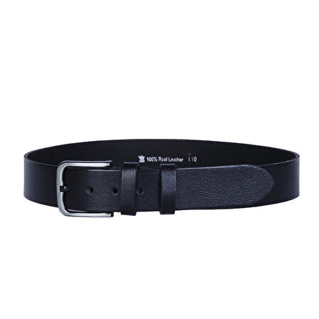 Skuaıter 27-Çakır Siyah %100 Deri Erkek Kot Kemer