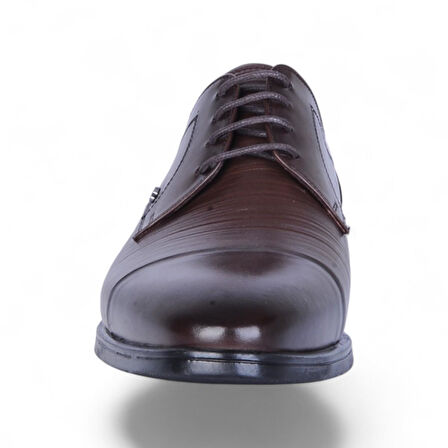 Censay 526 Kahve Antik Kauçuk %Deri Erkek Klasik Ayakkabı