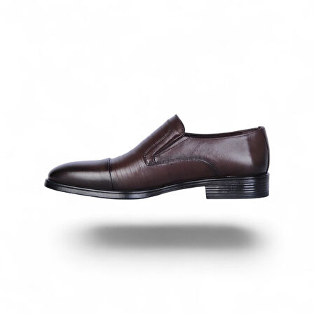 Censay 525 Kahve Antik Kauçuk %Deri Erkek Klasik Ayakkabı